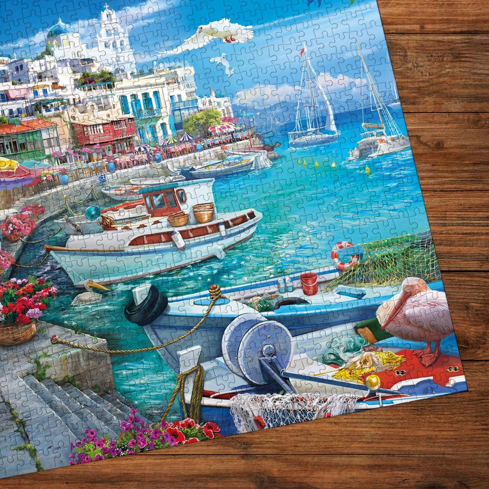 Gibsons: Sun Over the White Harbour Puzzle (1000 Pieces)_1