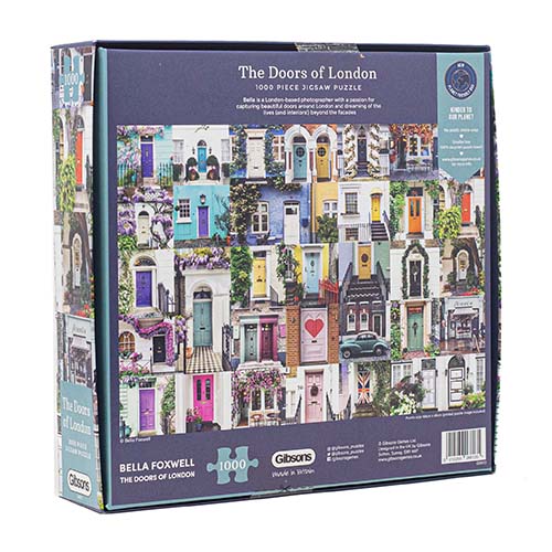 The Doors of London (1000 Pieces) Back