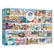 Deckchairs and Donkeys (1000 Pieces)