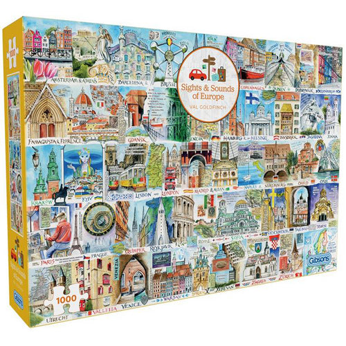 Sights &amp; Sounds of Europe (1000pc)