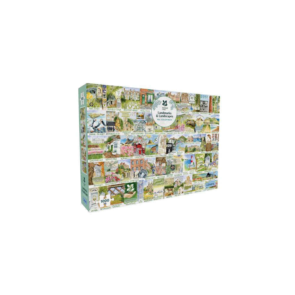 National Trust: Landmarks & Landscapes 1000 Piece Puzzle