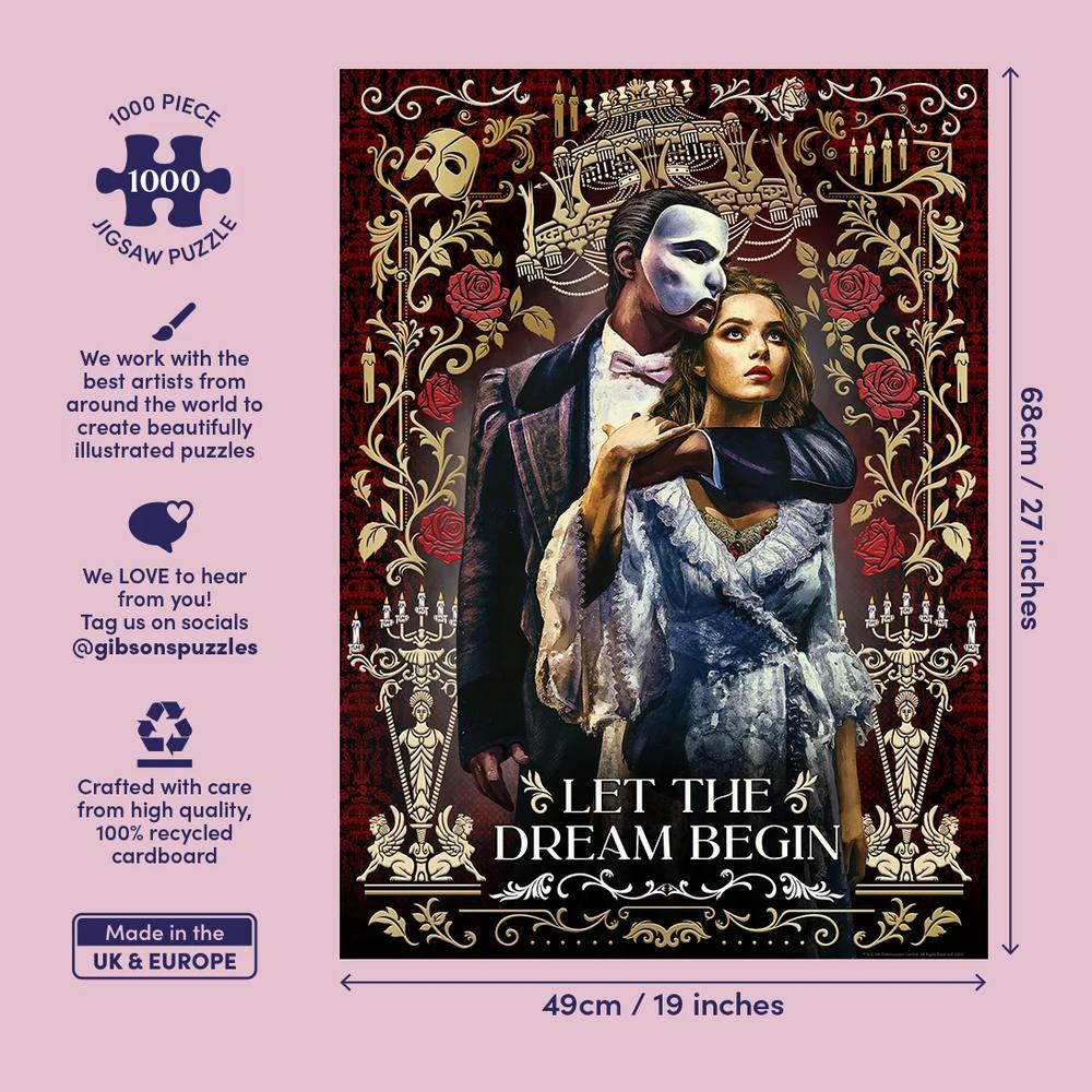 Gibsons: Phantom of the Opera Puzzle (1000 Pieces)_3