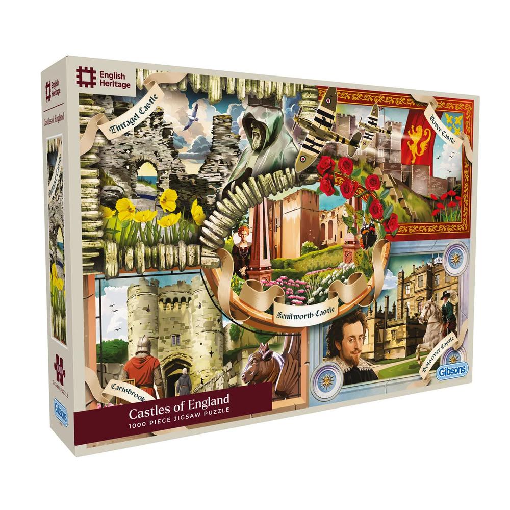 English Heritage: Castles of England Puzzle (1000 Pieces)