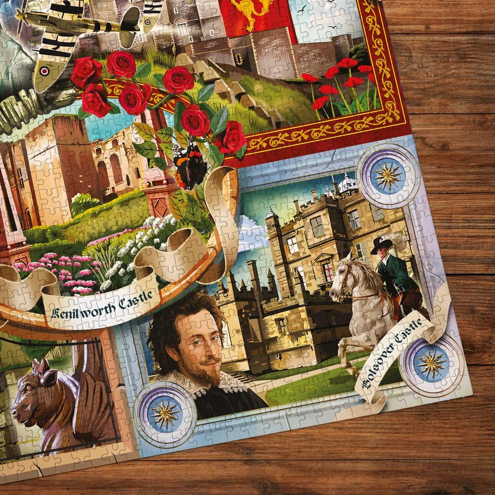 English Heritage: Castles of England Puzzle (1000 Pieces)_1