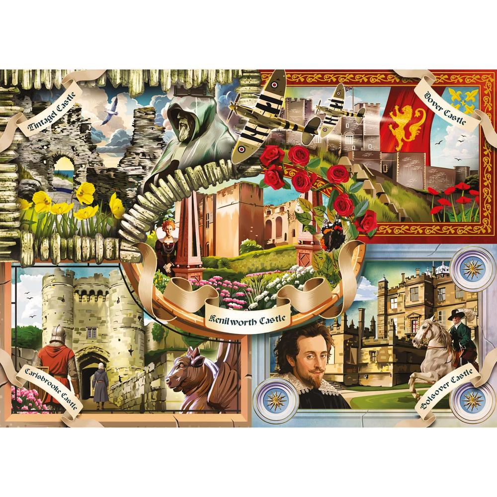 English Heritage: Castles of England Puzzle (1000 Pieces)_4