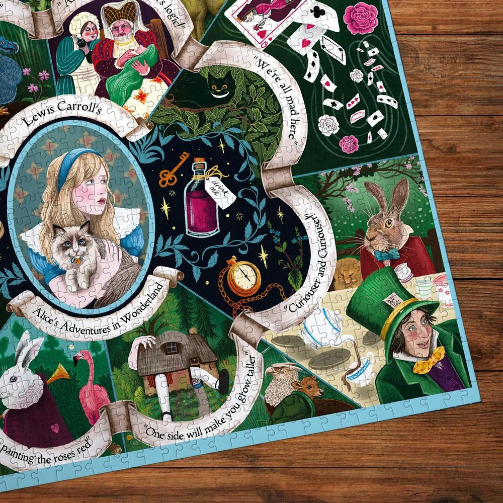 Gibsons: Alice's Adventures in Wonderland Puzzle (1000 Pieces)_2