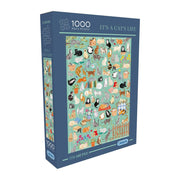 The Art File: It's a Cat's Life Puzzle (1000 Pieces)