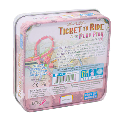Ticket to Ride Play Pink