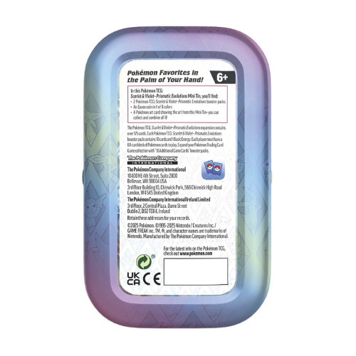 Pokemon TCG: Scarlet & Violet - Prismatic Evolutions - Mini Tins - Leafeon