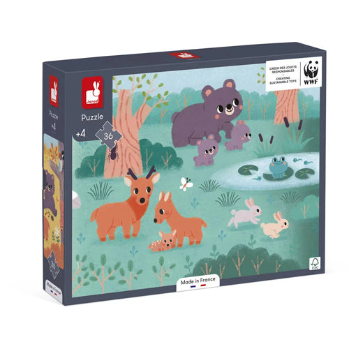 Hat Boxed 36 Pcs Panoramic Puzzle ''4 Seasons''