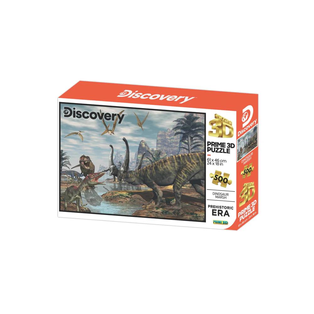 Discovery Dinosaur Marsh 500 Piece Puzzle