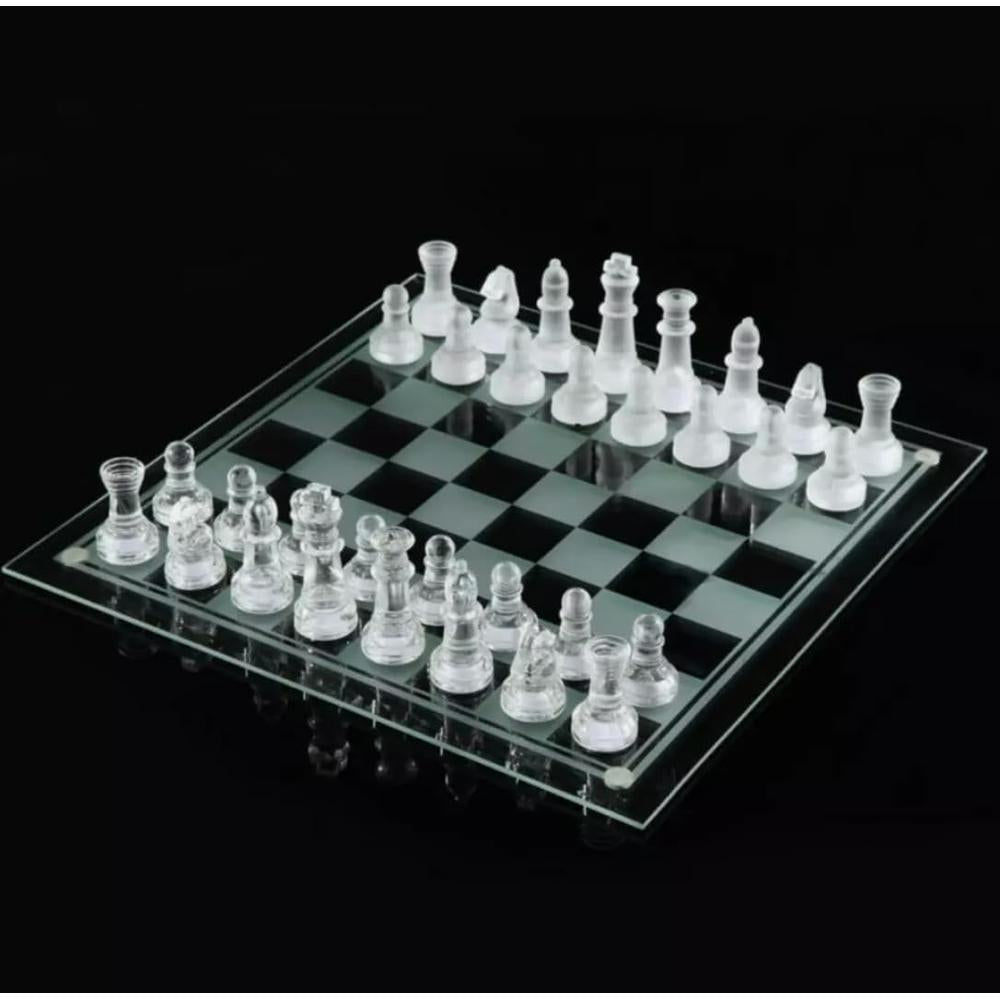 Deluxe Glass Chess Large