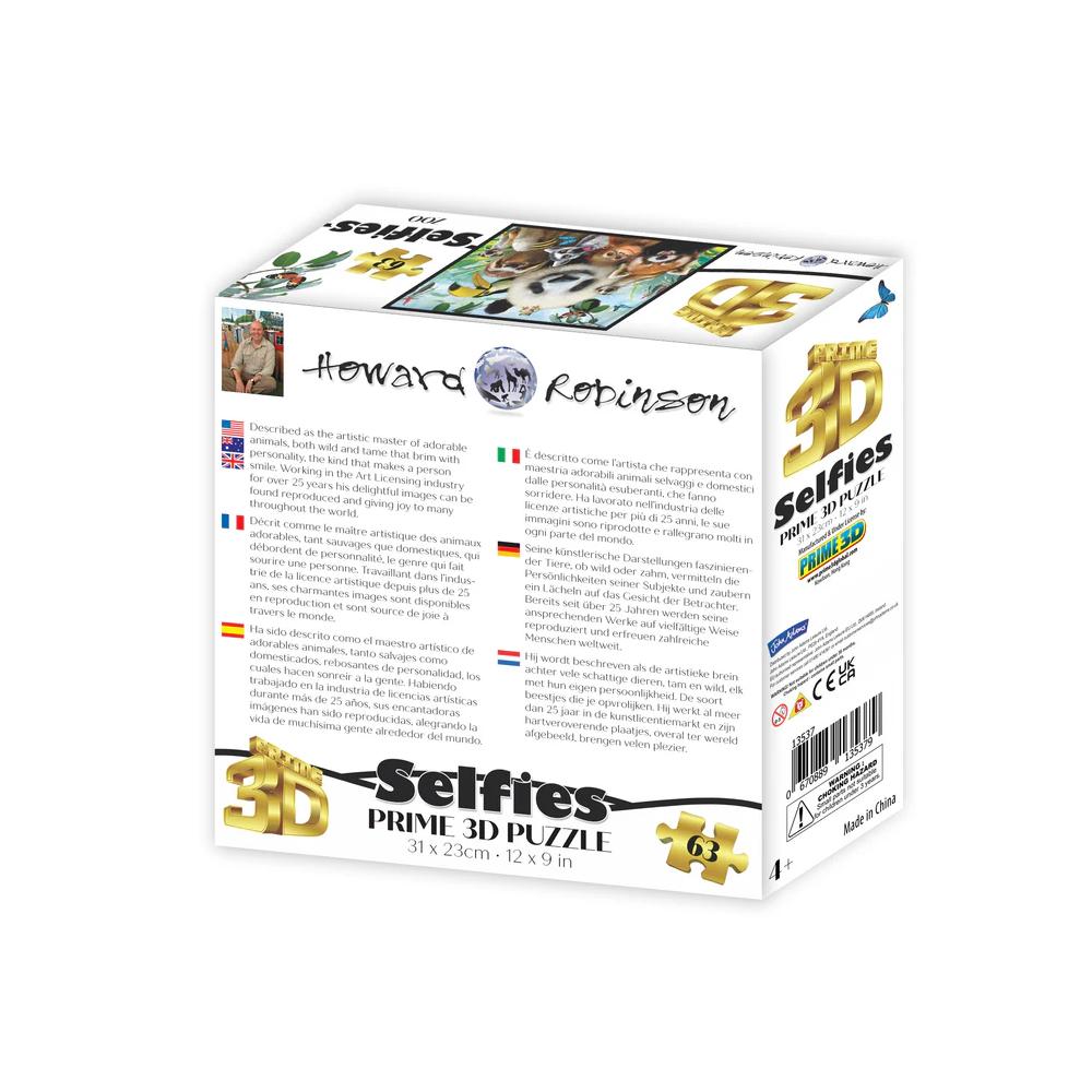 Howard Robinson Zoo Selfie 63 Piece Puzzle
