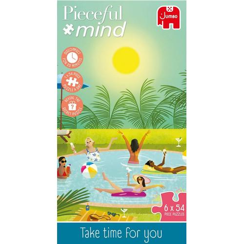 Pieceful Mind - Take Time for You Puzzle (6x 54 Pieces)