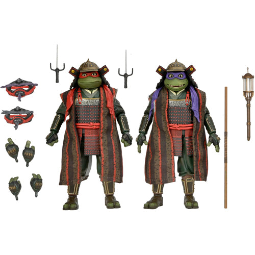 TMNT III (1993 Movie) Donatello And Raphael 7 Inch Scale Action Figure 2-Pack