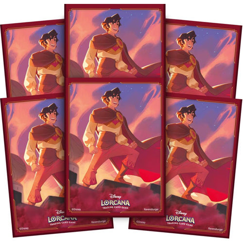 Disney Lorcana: Shimmering Skies - Card Sleeves - Aladdin (Heroic Outlaw)