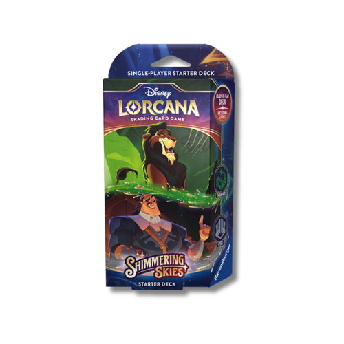 Disney Lorcana: Shimmering Skies - Starter Deck - Emerald & Steel