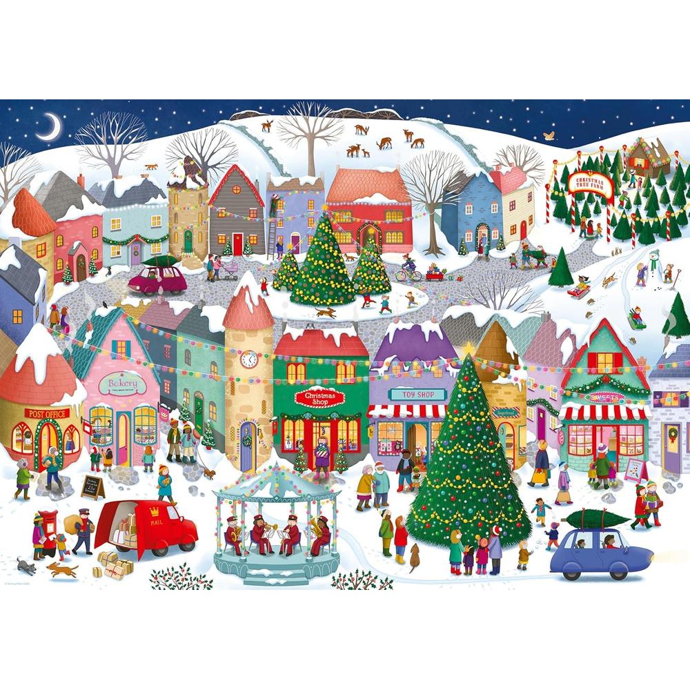 Christmas Town Puzzle 1000 Pieces