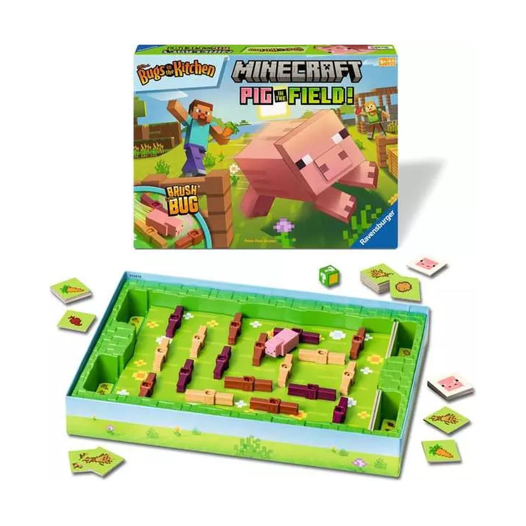 Minecraft Pig in the Field Game_2