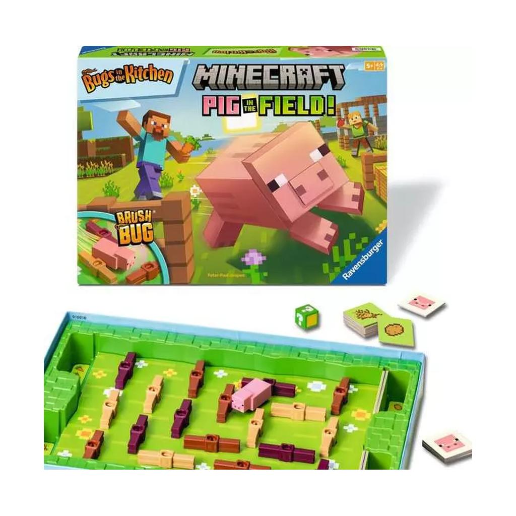 Minecraft Pig in the Field Game_3