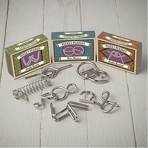 Metal Pocket Puzzles - Assorted (One Supplied)