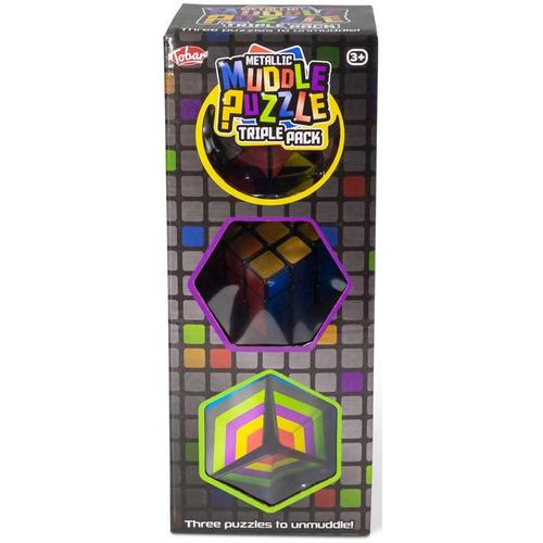 Metallic Muddle Puzzle Triple Pack
