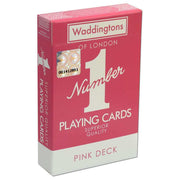 PINK - Waddingtons No1 Playing Cards
