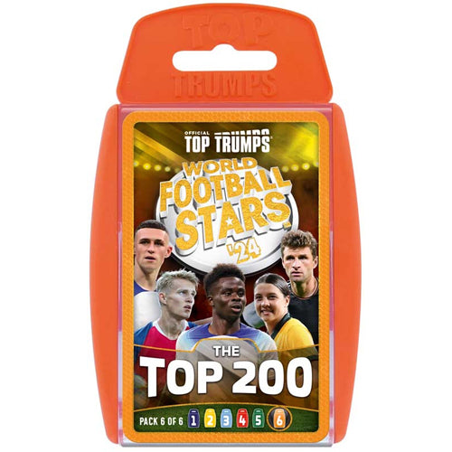 World Football Stars Top 200 Top Trumps - Pack 6