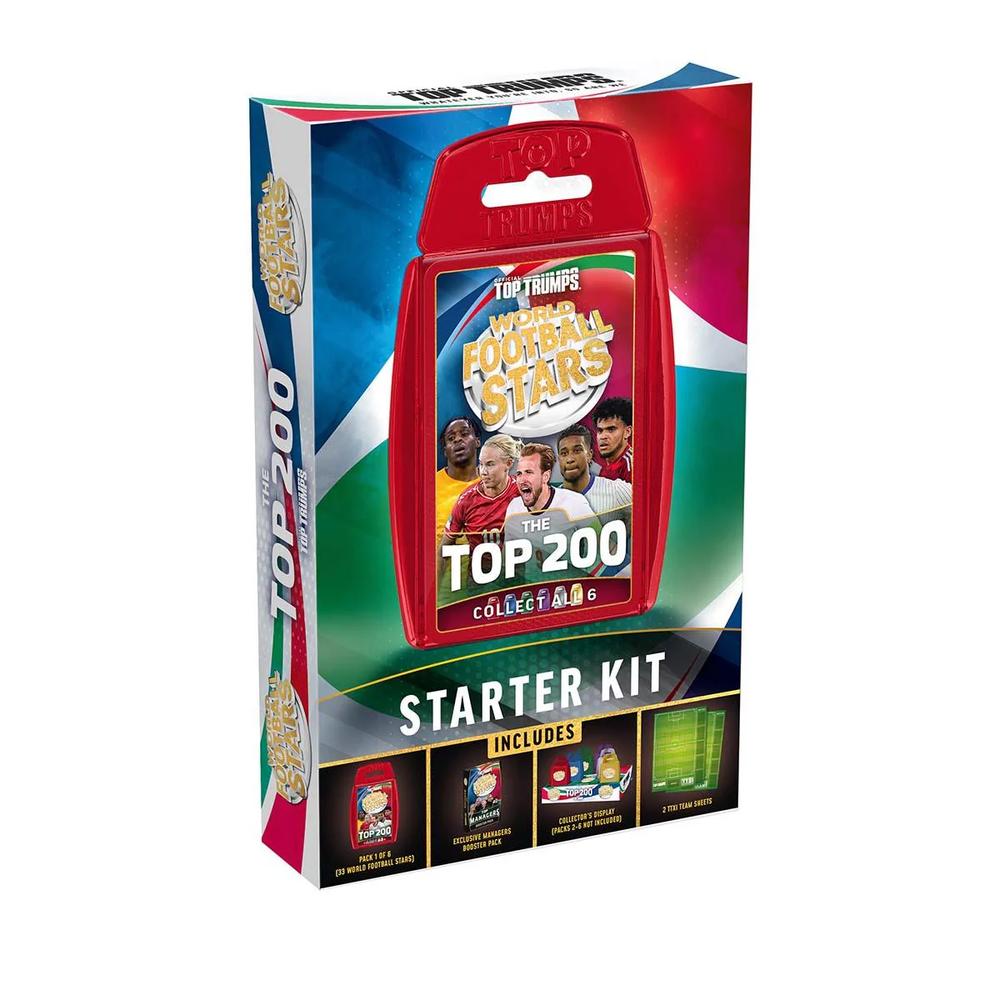 World Football Stars Top 200 Top Trumps - Starter Kit - refresh