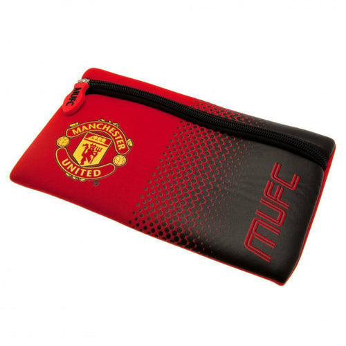 Team Merchandise 14.5x21.5cm Neoprene Fade Pencil Case - Man United