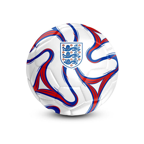 Team Merchandise 26 Panel England Football Size 5 - White/Red/Blue