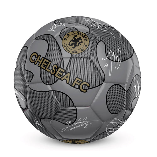 Team Merchandise 32 Panel Camo Signature Football - 5 - Silver - Chelsea