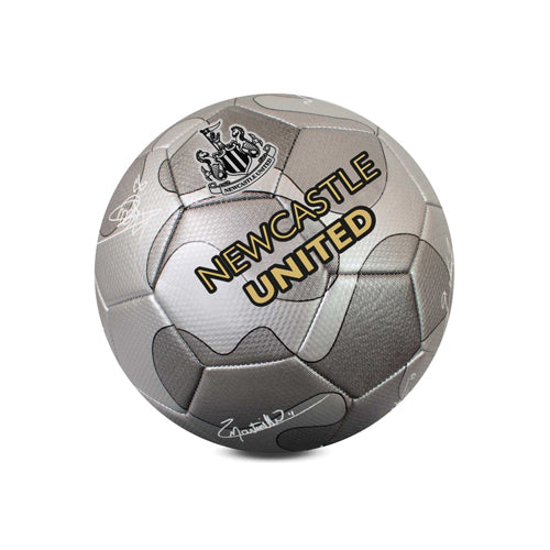 Team Merchandise 32 Panel Camo Signature Football - 5 - Silver - Newcastle