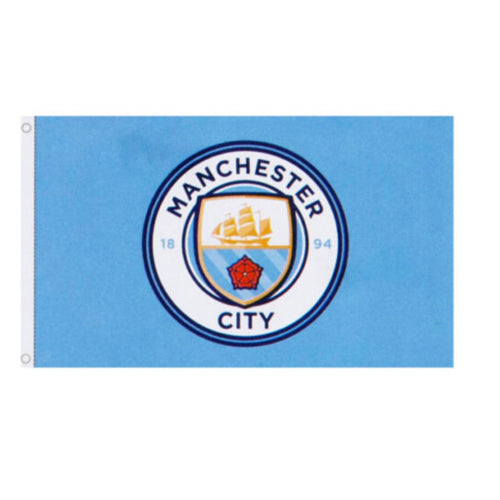 Team Merchandise 5x3 ft Core Crest Flag - Man City