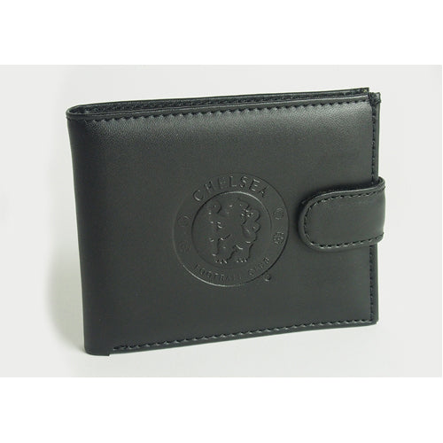 Team Merchandise Leather Clip Wallet - Chelsea