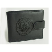 Team Merchandise Leather Clip Wallet - Man City