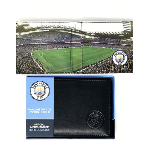Team Merchandise Stadium Image Wallet - Man City
