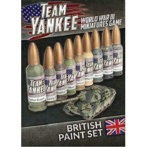 Team Yankee British Paint Set (9 paints)