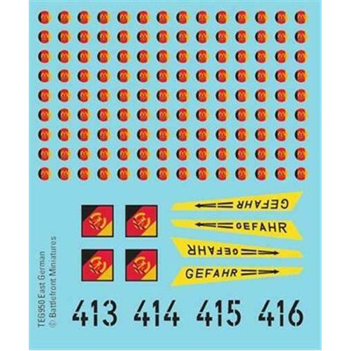 Team Yankee: East German Decals
