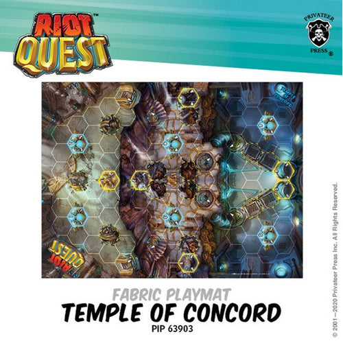 Temple of Concord - Riot Quest Fabric playmat