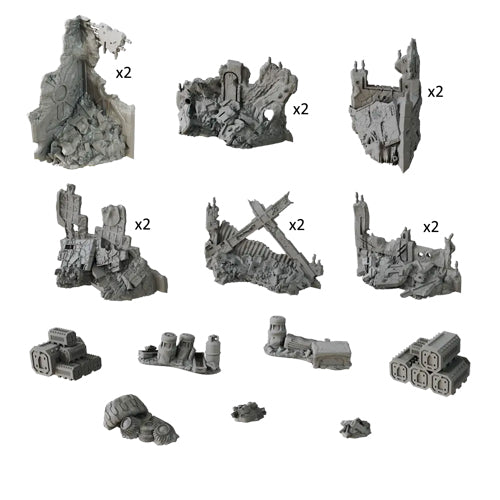 TerrainCrate: Deadzone Ruins | Zatu Games