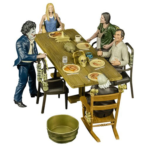 Texas Chainsaw Massacre "Dinner Scene" Play Set 5 Inch Action Figure