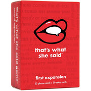 That's What She Said: First Expansion