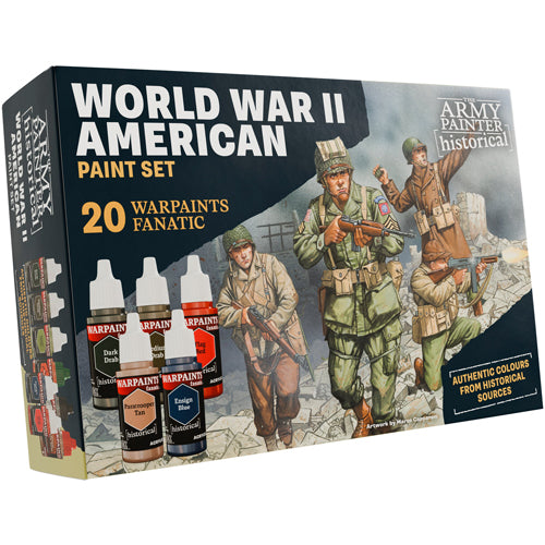 The Army Painter: Warpaints Fanatic - WW2 American Paint Set