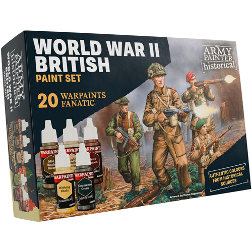 The Army Painter: Warpaints Fanatic - WW2 British Paint Set