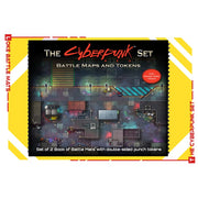 The Cyberpunk Set: Books of Battle Mats & Tokens
