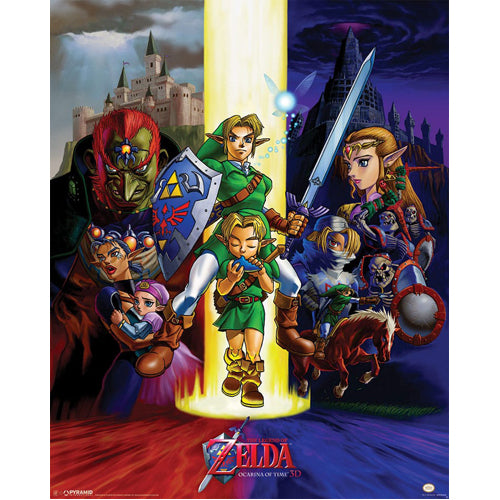 The Legend of Zelda Poster Pack Ocarina of Time 40 x 50 cm