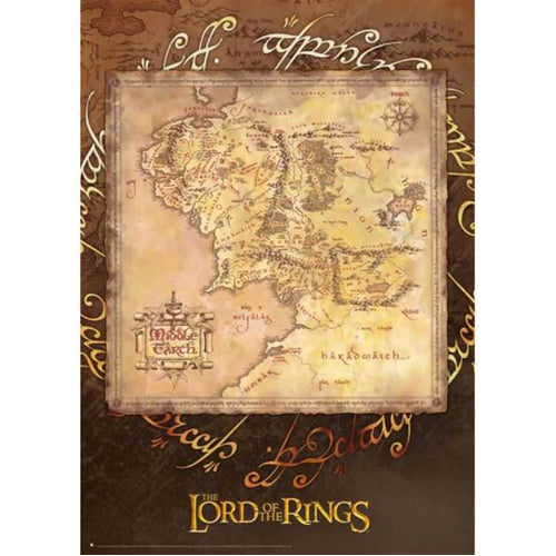 The Lord of the Rings: Middle Earth Puzzle - 1000 Pieces