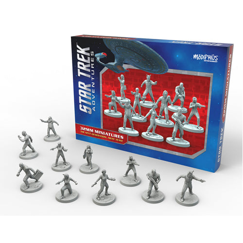The Next Generation Away Team 32mm Miniatures: Star Trek Adventures