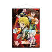 The Seven Deadly Sins: Key Art Visual Fabric Wall Scroll